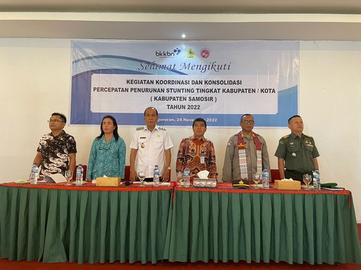 Wakil Bupati Samosir Buka Rapat Koordinasi Percepatan Penurunan Stunting 2022