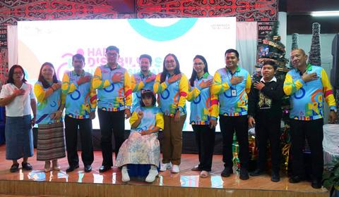 Pemkab Tapanuli Utara peringati HDI 2025 Bersama 55 Penyandang Disabilitas