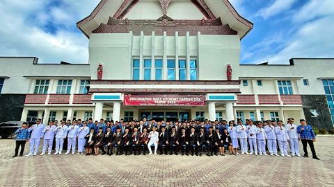 Bupati Tapanuli Utara Pimpinan Upacara Peringatan Hari Otonomi Daerah ke-30 Tahun