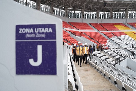 Rico Waas Kawal Penyelesaian Stadion Teladan, Sejumlah Bagian Masih Perlu Dibenahi