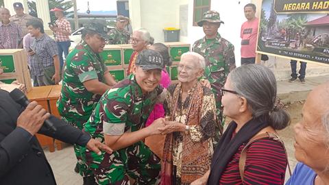 Pangdam I/BB Tinjau Karya Bakti TNI AD dan Resmikan Fasilitas Umum di Toba
