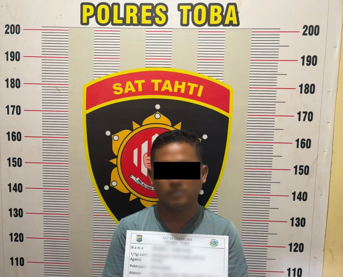 Diduga Edarkan Sabu dengan Modus Peta, Pria di Balige Ditangkap Satres Narkoba Polres Toba