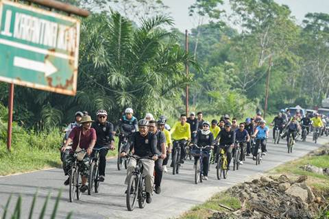 Diikuti 1300 Orang Tour de Deli Serdang Pecahkan Rekor Peserta