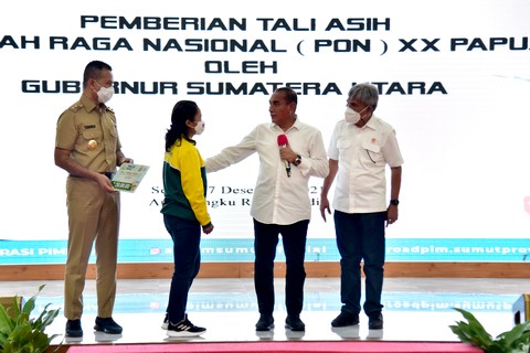 Pemprov Sumut Kucurkan Bonus Rp11,1 Miliar untuk Atlet PON Papua