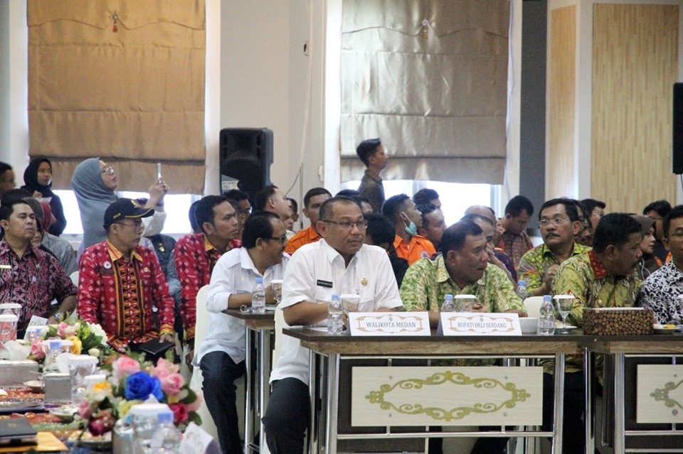 Wakil Walikota Medan Ikuti Rapat Pengendalian Banjir